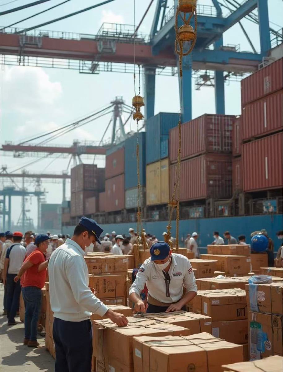 Destination port customs clearance and tax payment